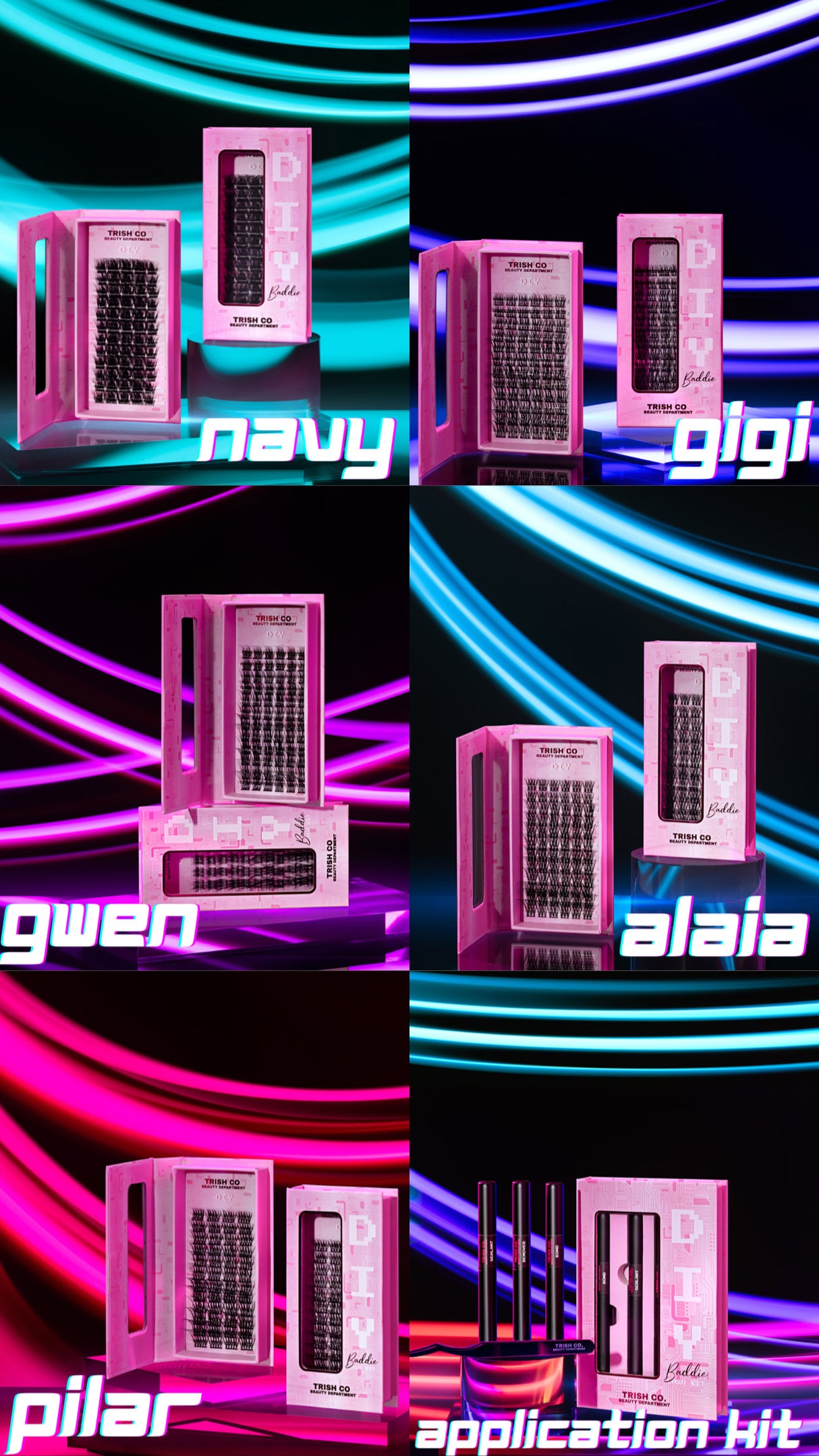 DIY Lash Tray & Application Kit Bundle – 5 Styles | Trish Co DIY Lash Tray & Application Kit Bundle – 5 Styles | Trish Co