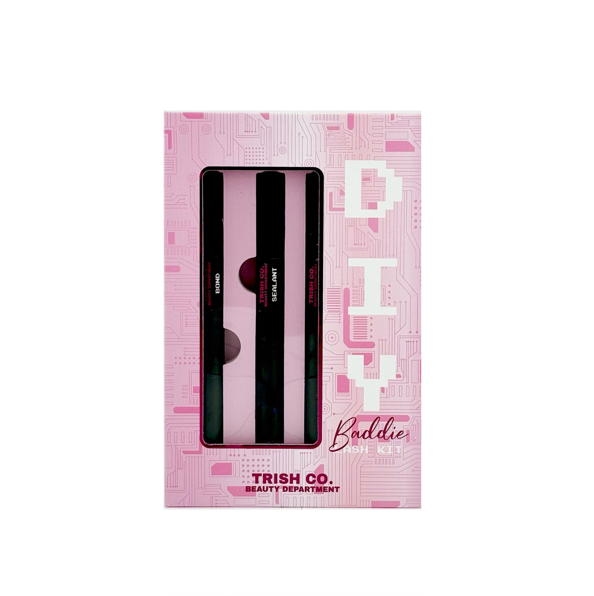 DIY Cluster Lash Application Kit – Bonder, Remover, Sealant & Tweezer | Trish Co DIY Cluster Lash Application Kit – Bonder, Remover, Sealant & Tweezer | Trish Co