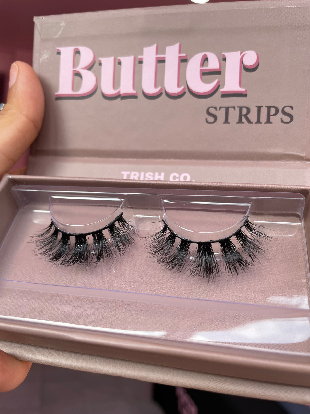 BUTTER Strip Lash Style 5 – soft glam faux mink lashes with tapered ends BUTTER Strip Lash Style 5 – soft glam faux mink lashes with tapered ends
