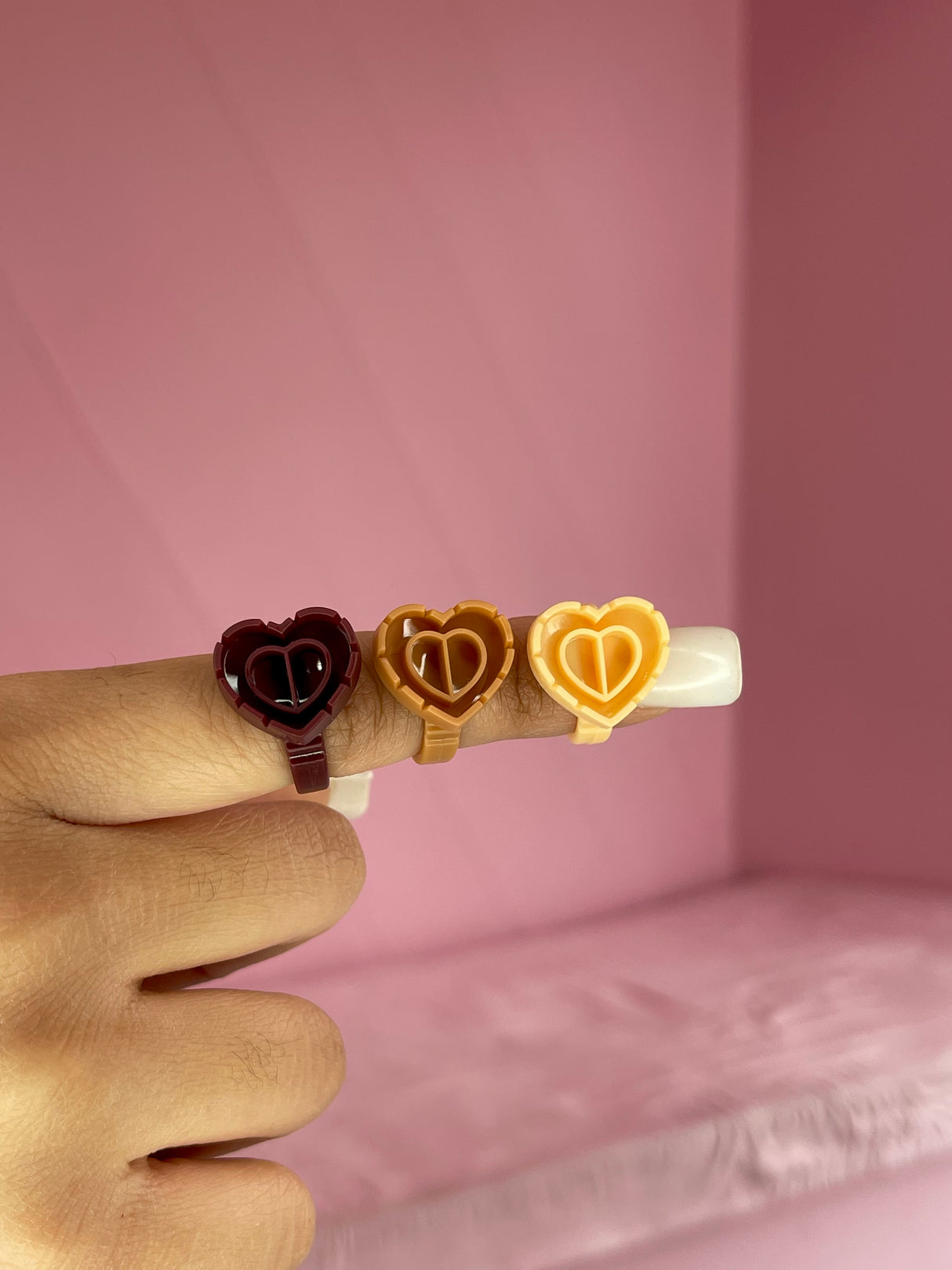 TRISH SKIN Heart Glue Rings – 600 pcs for $10 | Trish Co TRISH SKIN Heart Glue Rings – 600 pcs for $10 | Trish Co