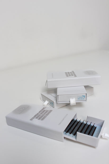 Wet Set Premade Lash Trays – sleek packaging for mixed tray lash fans by Trish Co

