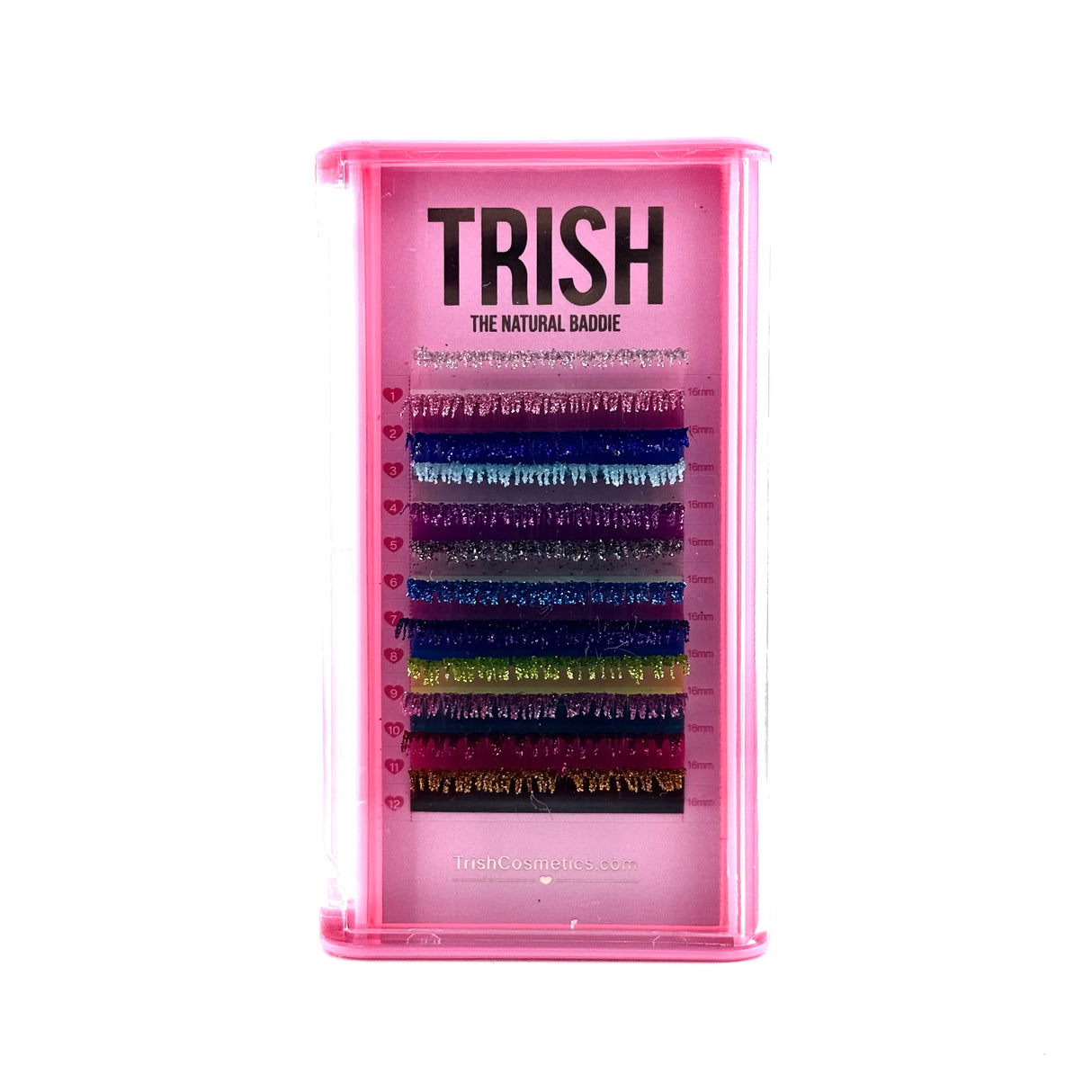 Spring Bling Glitter Lash Tray – Multi-Color Glitter Lashes | Trish Co