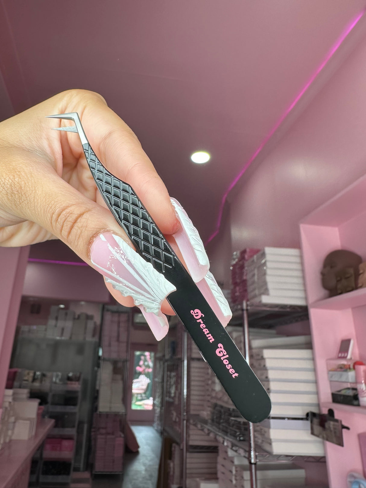 65° Fiber Tip Tweezer – Dream Life Collection Volume Tool | Trish Co