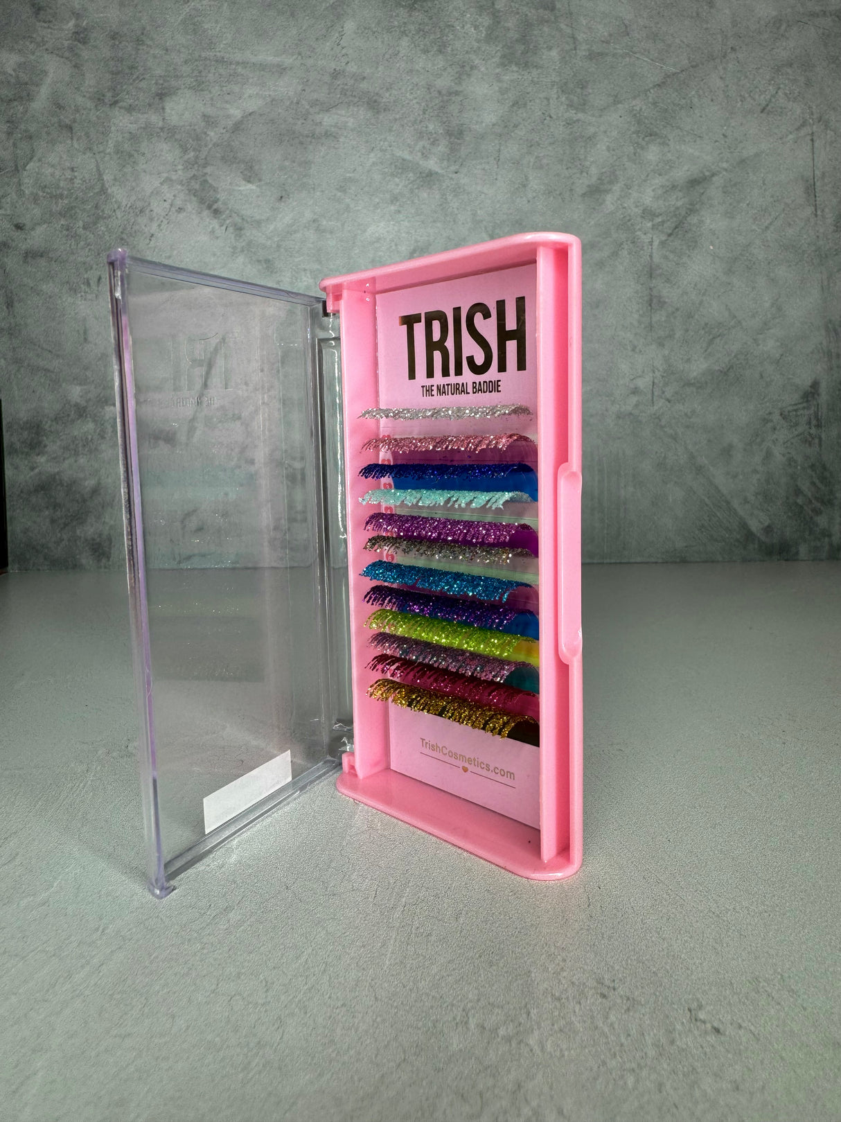Spring Bling Glitter Lash Tray – Multi-Color Glitter Lashes | Trish Co