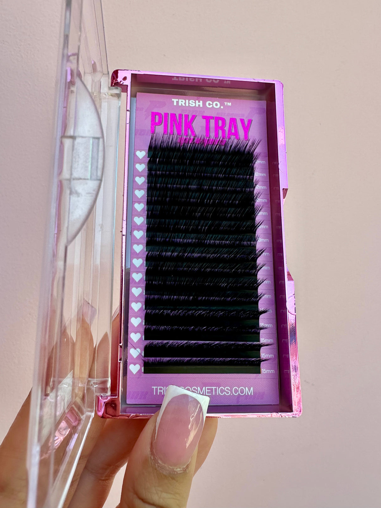 Pink Tray RELOADED – M Curl .05 Mixed Lash Tray | Trish Co