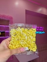 Yellow heart glue ring – included in Trish Co’s 100-pack lash adhesive holders
