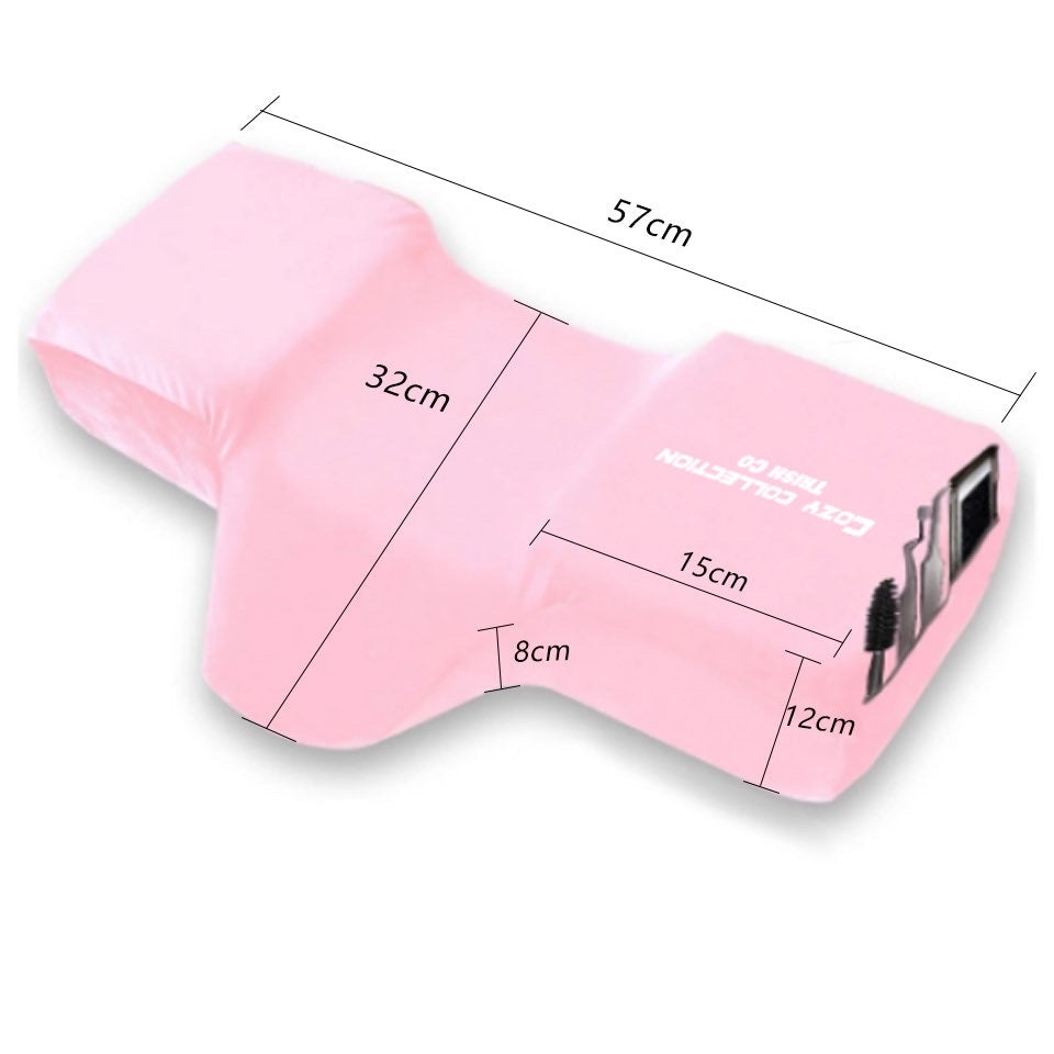 Side View of Cozy Lash Pillow – Ideal for Neck Support During Lashes