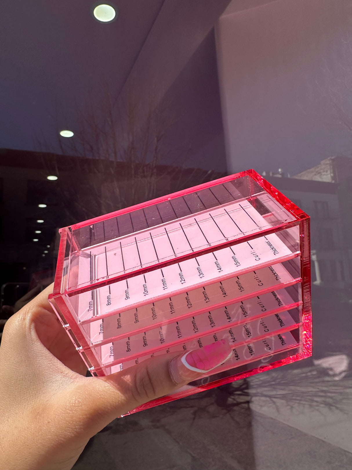 5 layer lash storage box