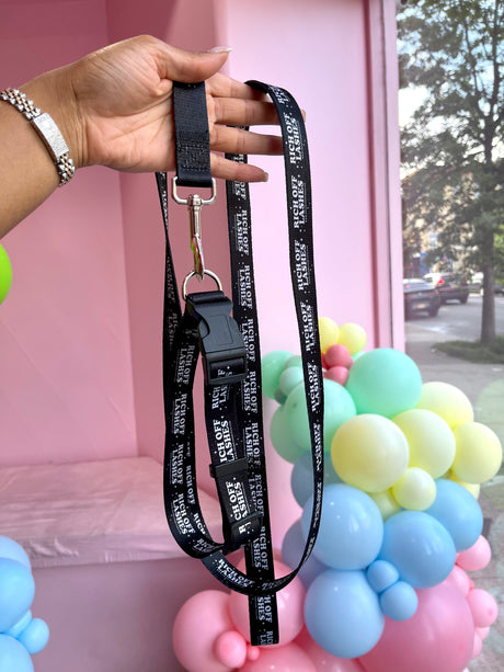 Rich Off Lashes Collar + Leash Set – Branded & Adjustable | Trish Co