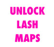 10 Lash Maps – laminated styling guide for lash artists with mapping designs for every eye shape