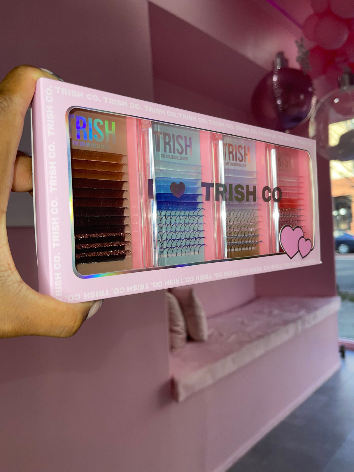 I ❤️ TRISH CO Color Pack – 4 Tray Glitter Lash Bundle | Trish Co