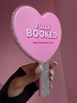 Fully Booked Diamond Mirror – Pink, White, Black Heart | Trish Co