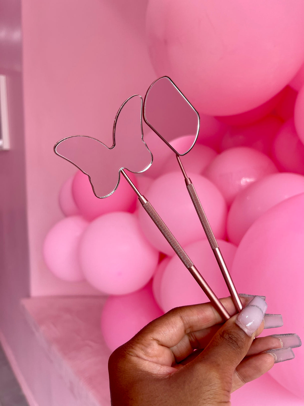 Rich off lashes Butterfly mirror