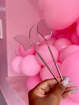 Rich off lashes Butterfly mirror
