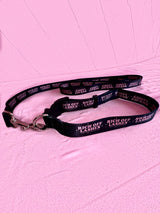 Rich Off Lashes Collar + Leash Set – Branded & Adjustable | Trish Co