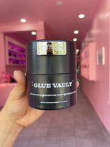 Matte black glue holder – protects lash adhesive from humidity