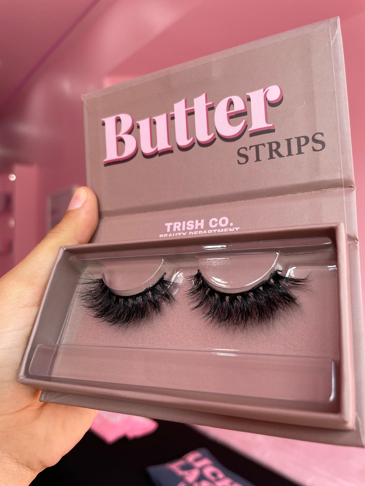 BUTTER Strip Lash Style 1 – soft faux mink lashes with a natural, wispy finish