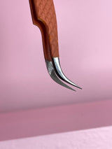 TRISHSKIN Strong Curved Fiber Tip Tweezer – 3 Colors | Trish Co